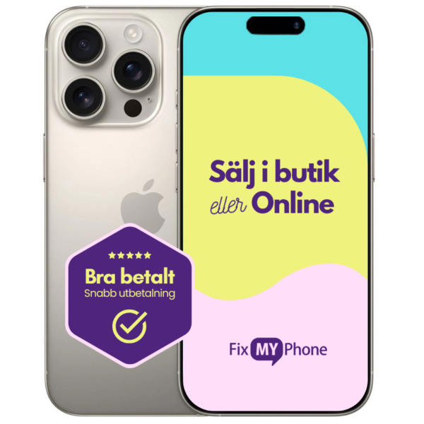 sälj begagnad iphone 16 pro