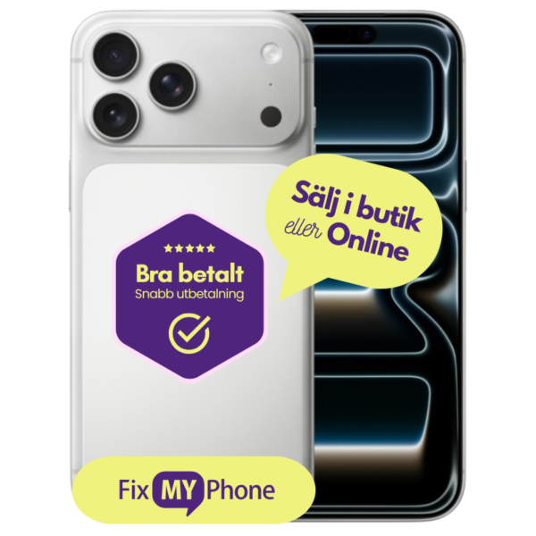 sälj begagnad iPhone 17 pro max